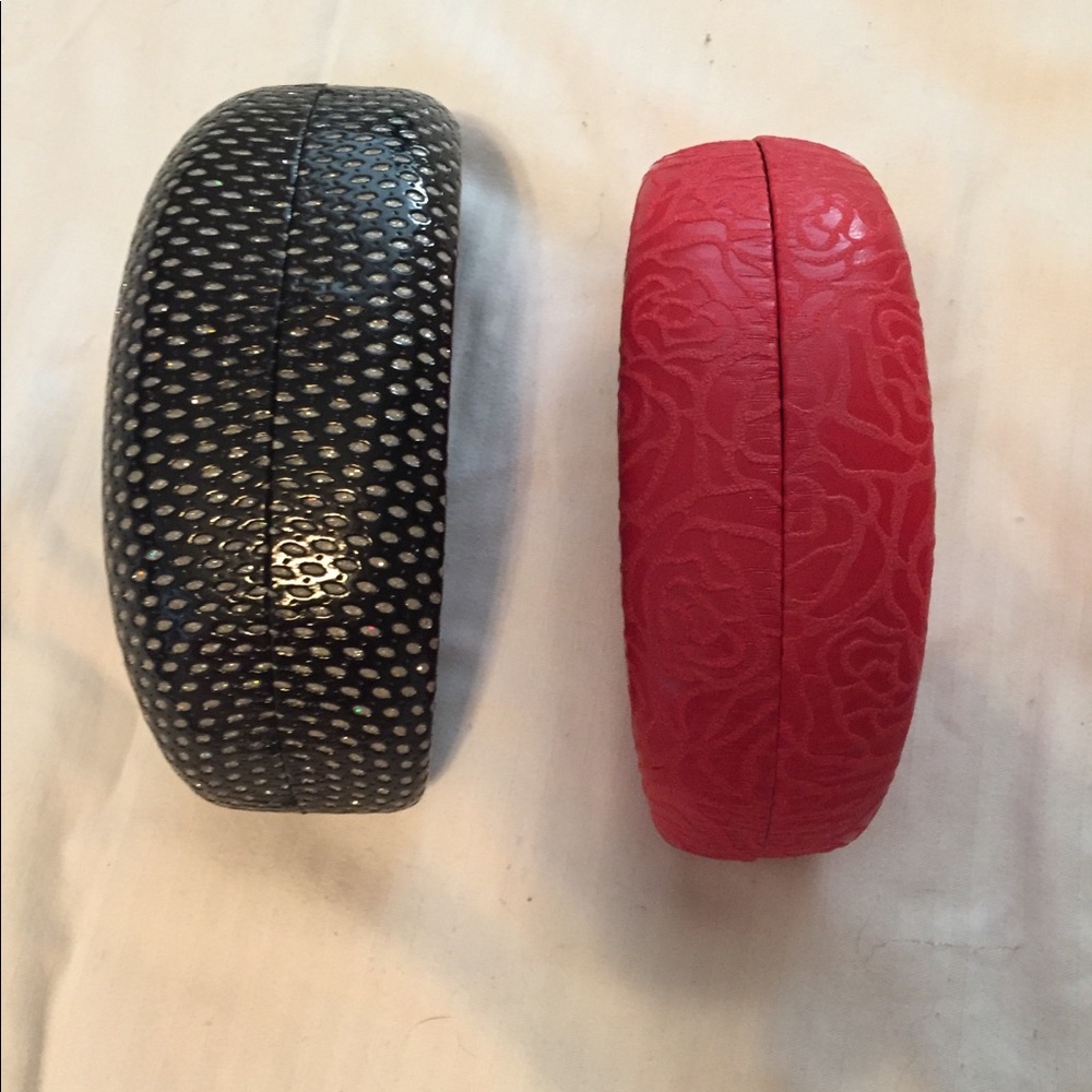 Corrine McCormack Red and Black Glasses Cases